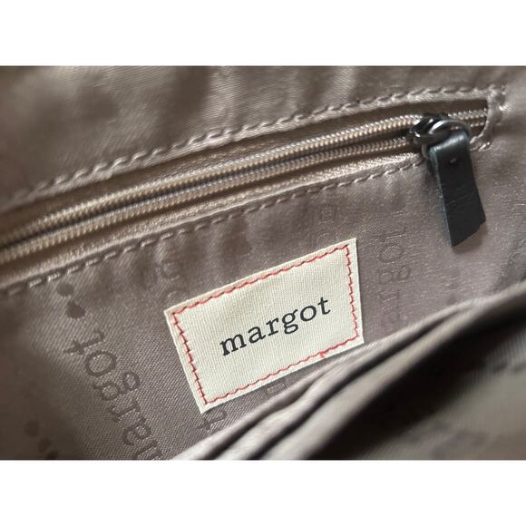 Anthropologie Margot Small Black Leather Cross Body Purse w/ Detachable Strap - Picture 4 of 8